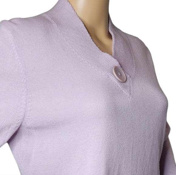 J Jill long sleeve purple knit shirt - Picture 9 of 16